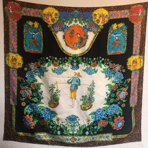 Atelier Versace silk scarf